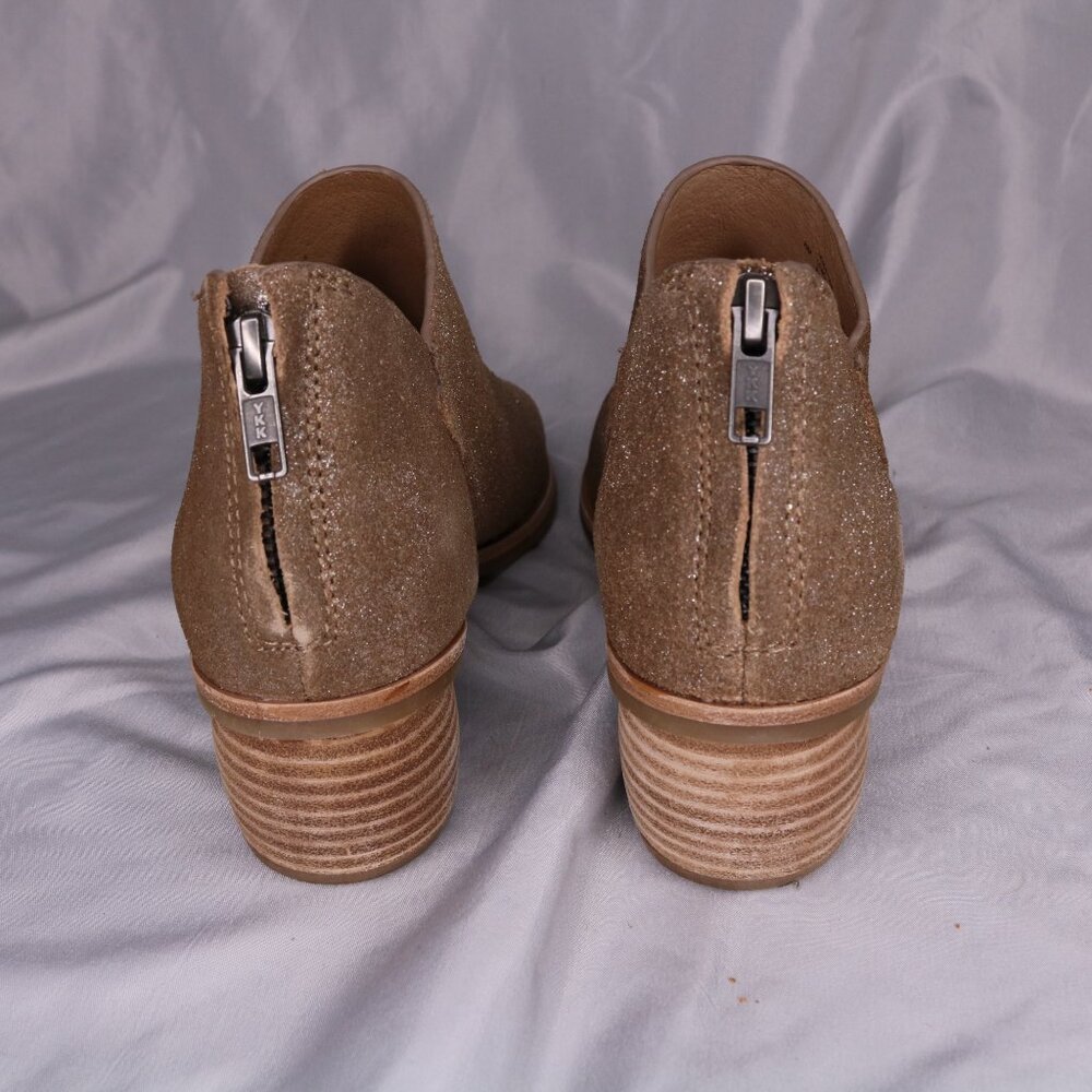 Sofft Glitter Open Toe Ankle Booties Block Heel Size 8 NEW Without Box - Picture 5 of 8